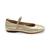A86101 Gold Mary Jane Flat