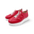A2424-P Red Leather Sneaker