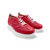 A2424-P Red Leather Sneaker