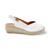 Bernia-P White Espadrille Slingback