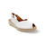 Bernia-P White Espadrille Slingback