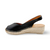 Bernia-P Black Espadrille Slingback