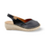 Bernia-P Black Espadrille Slingback