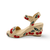 Gossier Natural Cherry Raffia Sandal
