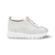 A2424-P White Leather Sneaker