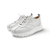 A2424-P White Leather Sneaker