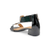 Abbie Black Patent Sandal