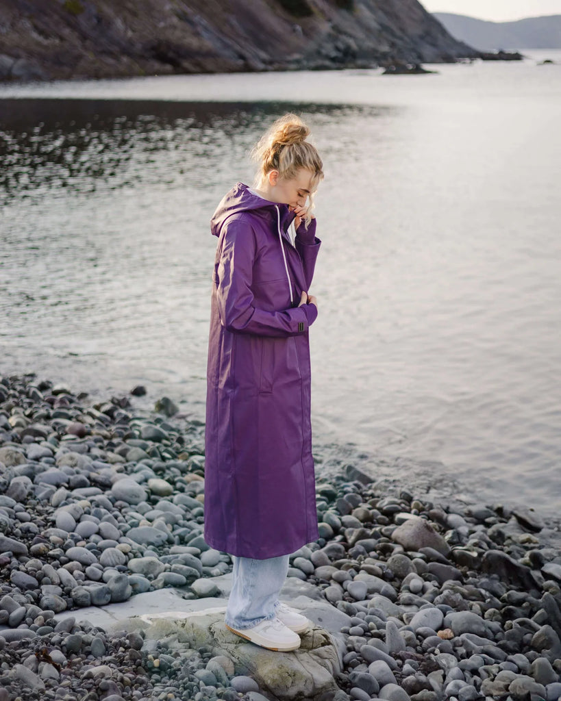 Mernini Purple WATERPROOF Raincoat