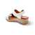 Ellise White Leather Sandal