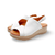 Ellise White Leather Sandal