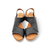 Ellise Black Leather Sandal
