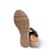 Ellise Black Leather Sandal