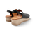 Ellise Black Leather Sandal