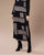 W26136 Black Sand Stripe Skirt