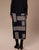 W26136 Black Sand Stripe Skirt