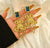 Cobalt and Gold Ornate Earrings