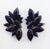 Onyx Rhinestone Cluster Earring