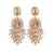 Champagne Chandelier Jewel Earrings