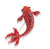 Red Koi Jewel Brooch
