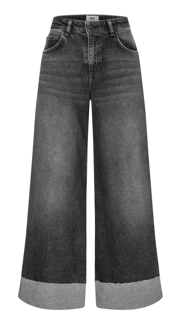 Nevada Black Wide Leg Denim