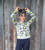 Lucy Leopard  Crew Sweater Super Grey/Derby Grey