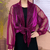 Metallic Pink Iridescent Wrap with tie