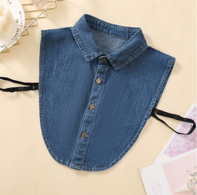 Dickie Faux Collar Denim