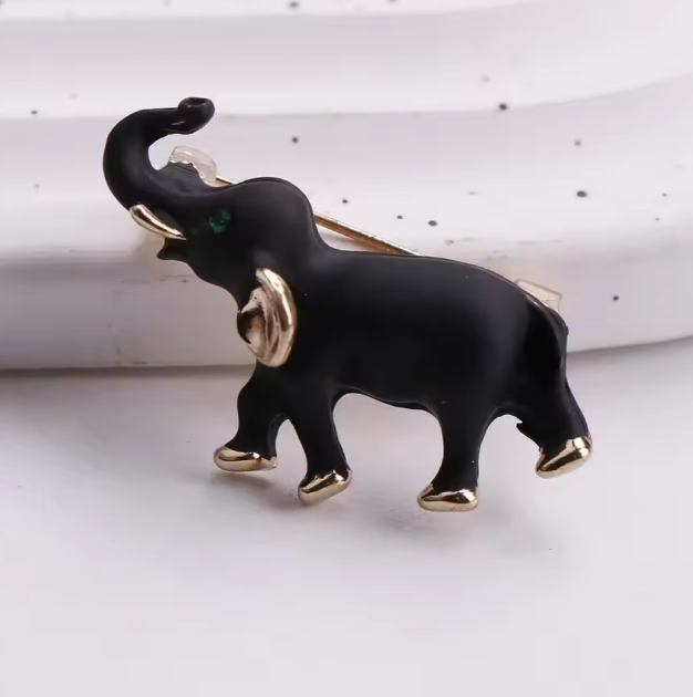 Mini Elephant Brooch
