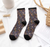 Harriette Black Blue Silver Mix Sock