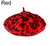 Red Leopard Beret