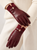 Rosie Stretch Vegan One Size Gloves Merlot