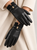 Rosie Stretch Vegan One Size Gloves Black