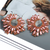 Kimberley Large Rhinestone Cluster Earring Rose Gold