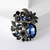 St Paul Retro  Navy Brooch