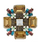 St Moritz Retro Amber Brooch