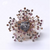St Sascha Golden  Brooch