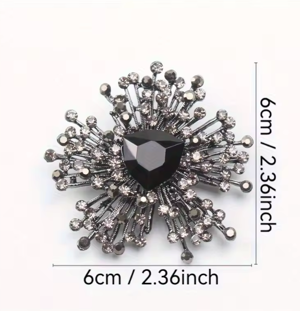 St Sascha Pewter Brooch