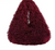Miley Long Hair Shoulder Bag Merlot