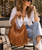 Sheri Fringe Shoulder Bag Brown