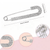 Sly Silver Safety Pin Jewel Brooch