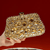 Poppy Gold Crystal Hard Clutch