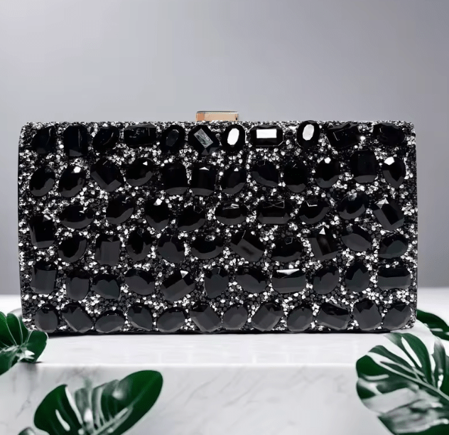 Highburry BlackJewel Crystal Hard Clutch