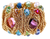 Harlow Jewel & Gold Stretch Bracelet