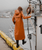 Mernini Cognac WATERPROOF Raincoat