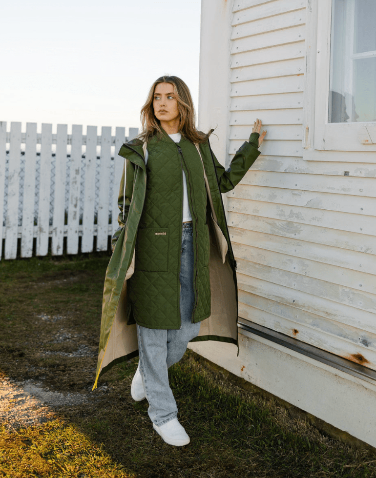 Mernini Green WATERPROOF Raincoat