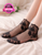 Lace Ankle Sock Black - One Size