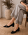 HI264969 Sahara Black Bow Pump