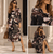 8912 Elena Burgundy Mix Dress