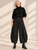 UP234N Urban Black Pull- Up Pant