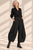 UP234N Urban Black Pull- Up Pant